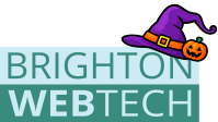 Logo for BRIGHTON WEBTECH - Halloween version